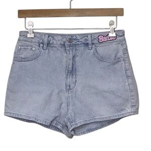 PacSun Barbie Stretch High Rise Jean Light Denim Shorts  Sz 27